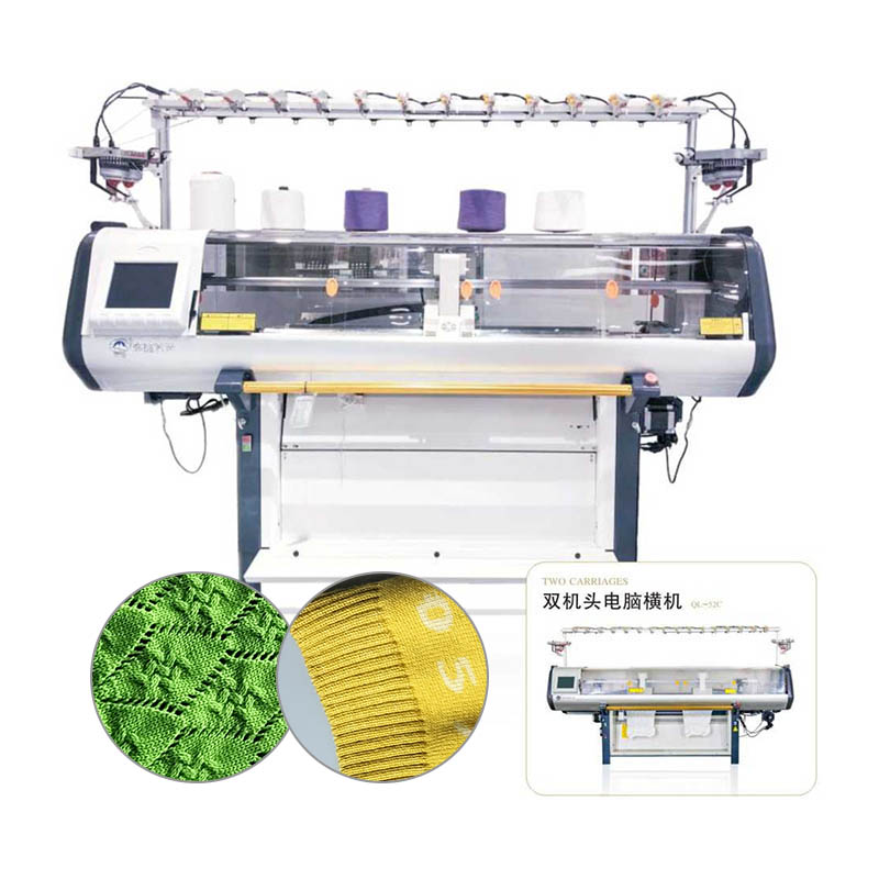 La differenza tra macchine per maglieria piane computerizzate a sistema singolo e doppio